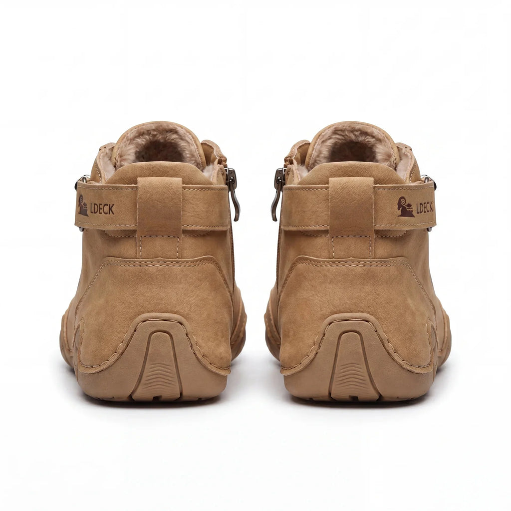 Chaussures Orthopédiques d'Hiver Doublure en Fourrure Imperméables Antidérapantes