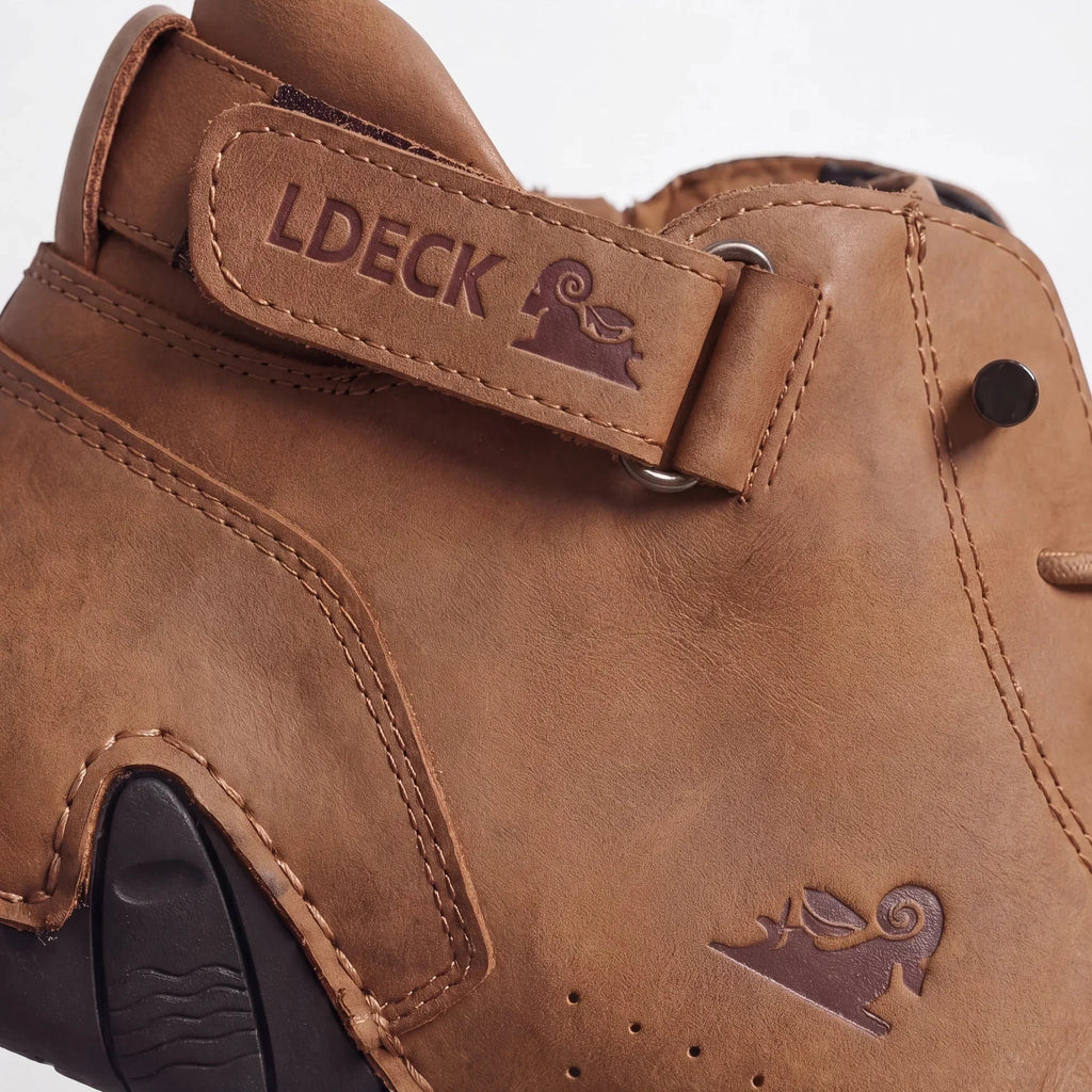 Chaussures Orthopédiques Respirantes en Cuir Vegan Semelle Plateforme Confort