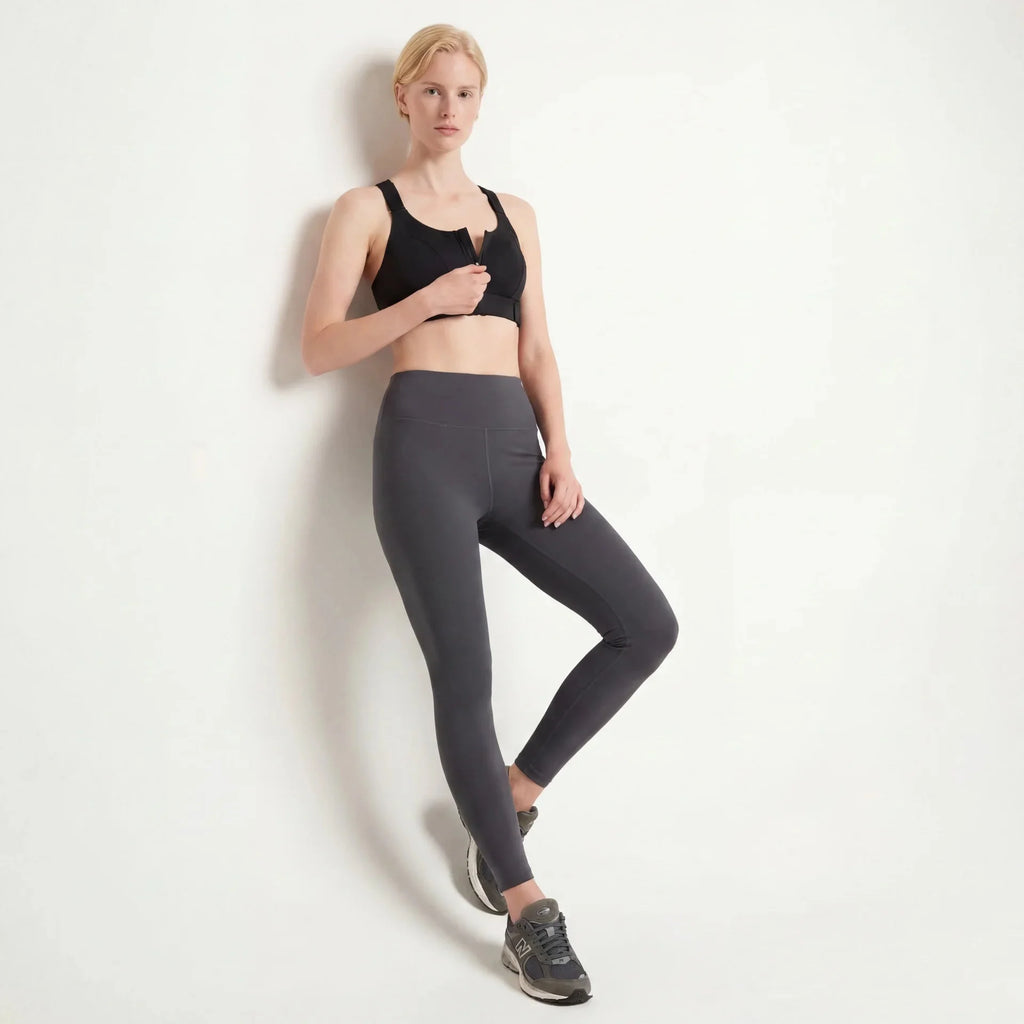 Soutien-Gorge Sportif Antichoc Zippé Confort Respirant Bande Renforcée